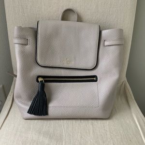 Kate Spade Gray and Black Backpack